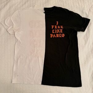 Kanye West - I feel like Pablo tour split graphic shirt